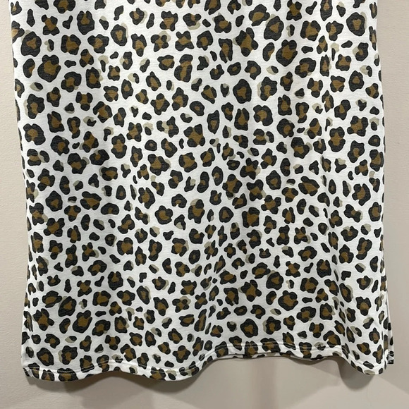 Evolution and Creation Swim & Lounge Short Sleeve Leopard Print Pocket Coverup S - Picture 8 of 16